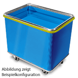 Federbodenwagen Kunststoff/Alu