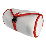 Wäschenetz Feuerwehr Maske, weiß/rot, 20x30 cm PES3D