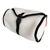 Wäschenetz Feuerwehr Maske, weiß/schwarz 20x30 cm PES3D.