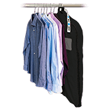 mypolybag Kleiderschutz-Capes schwarz 105 cm