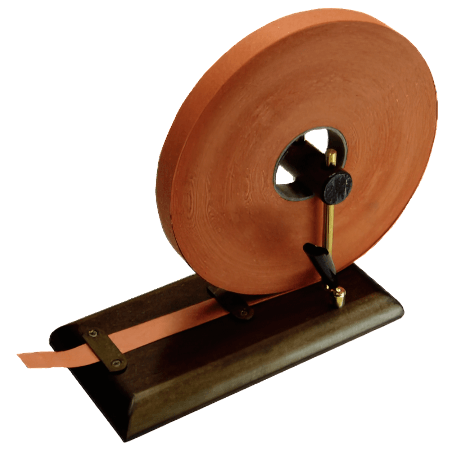 Abroller für Zeichenband aus Holz geeignet für 200m Rollen