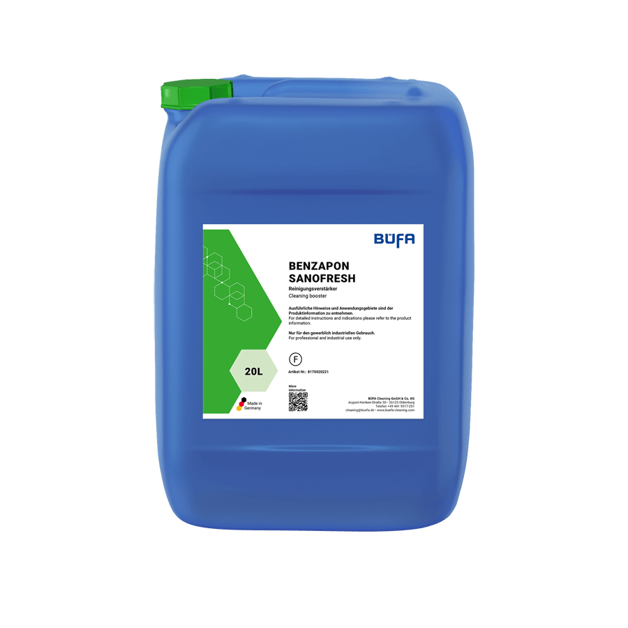 BÜFA BENZAPON SANOFRESH, 20 l (KWL) RV+ABM Spezial Reinigungsverstärker für Masc