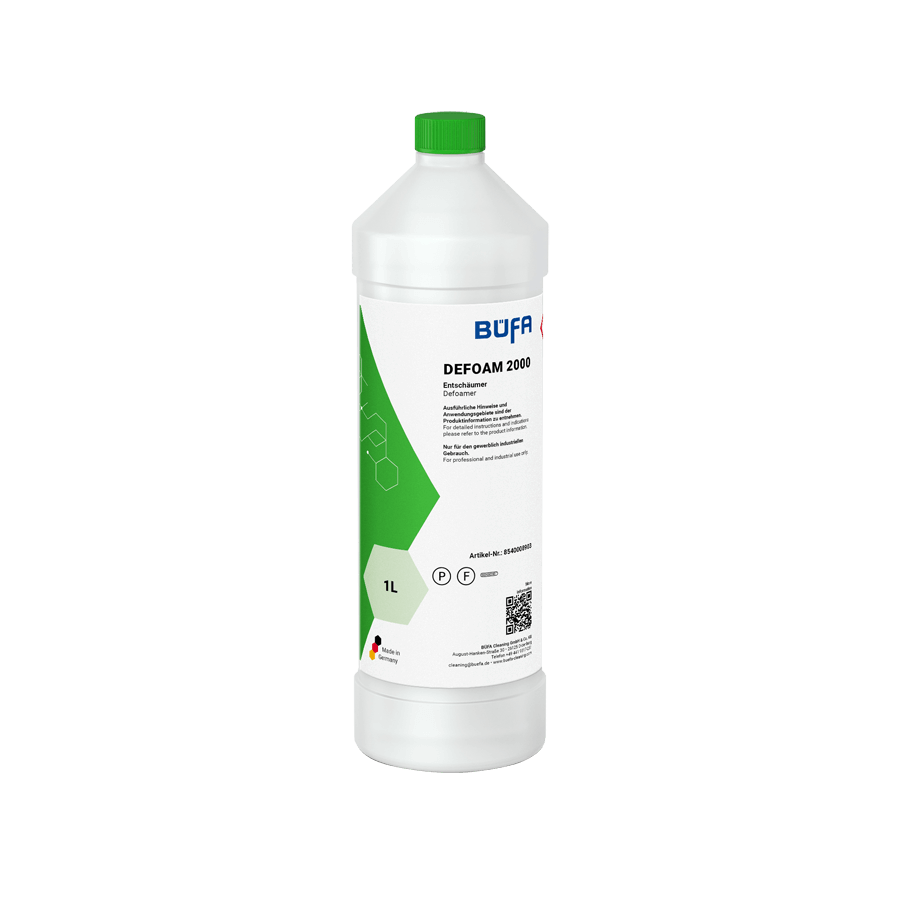 BÜFA DEFOAM 2000  2x1 Liter (Per und KWL) Entschäumer, hochkonzentriert und ergi
