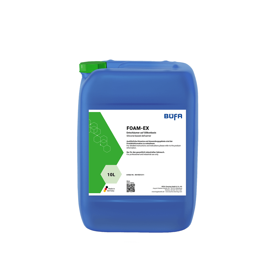 BÜFA Foam-Ex, 10 l (Wasser) Entschäumer für Sprüh.-Ex.-geräte und Waschflotten a