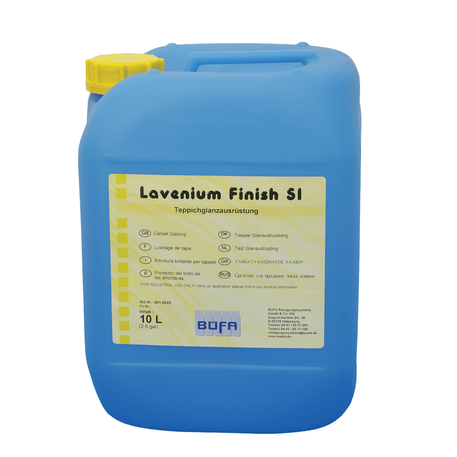 BÜFA LAVENIUM FINISH SI, 10 l (Wasser) Rückfettungs- und Glanzmittel für gewasch