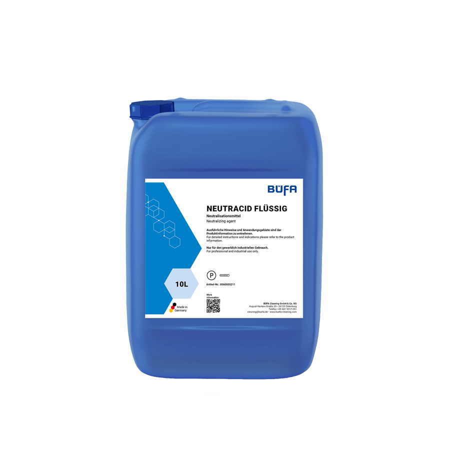 BÜFA NEUTRACID FLÜSSIG, 10 l (Per) Säurebindendes Spezialprodukt zur Lösemittelp