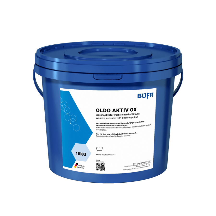 BÜFA OLDO AKTIV OX, 10 kg (Wasser) Konzentriertes Waschaktivatorpulver mit Bleic