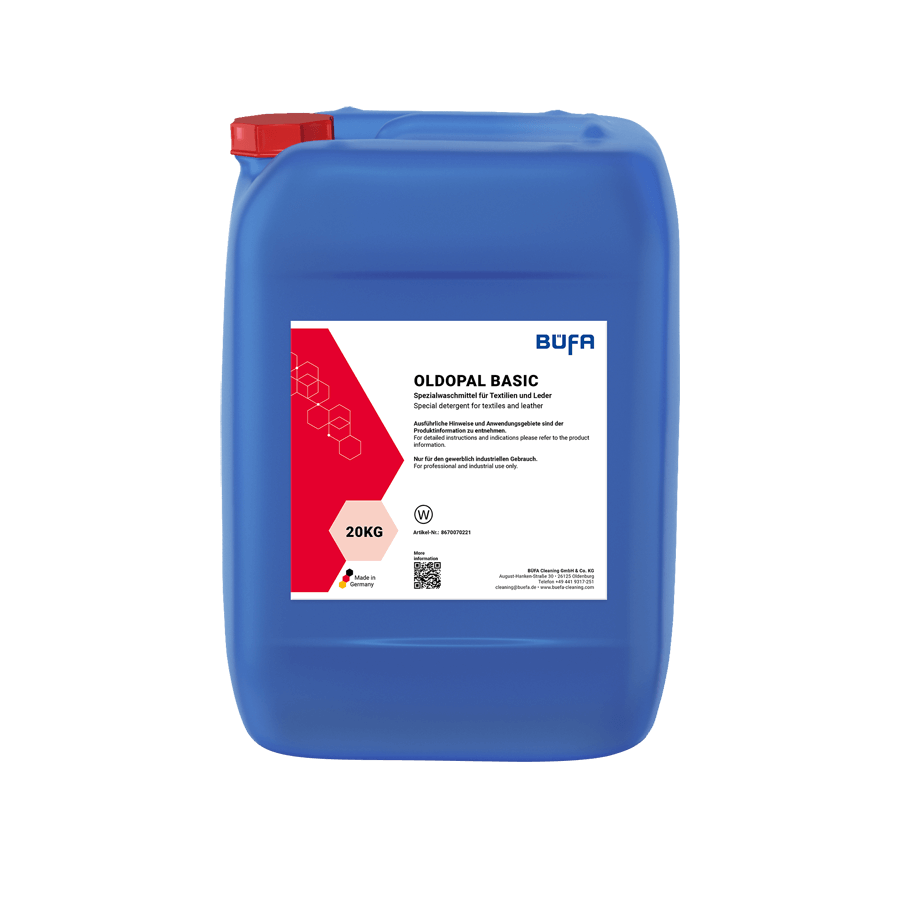 BÜFA OLDOPAL BASIC, 20 l (Wasser) flüssiges spezialwaschmittel für die Naßreinig