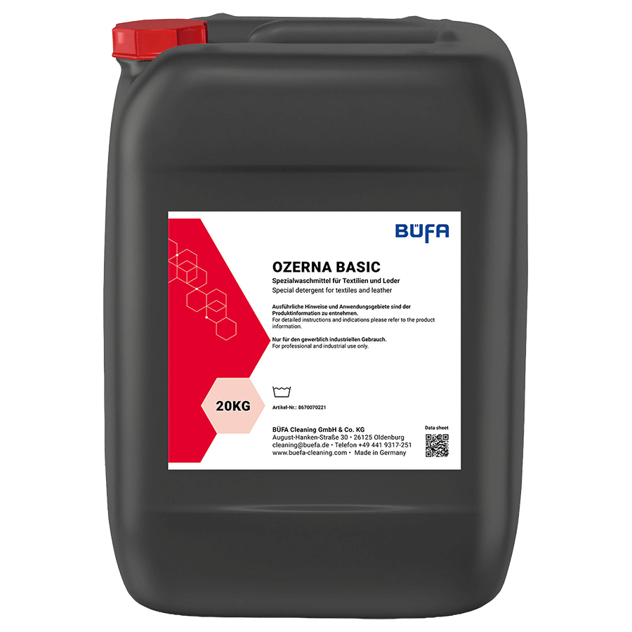 BÜFA OZERNA BASIC, 20 l (Wasser) flüssiges spezialwaschmittel für die Naßreinig