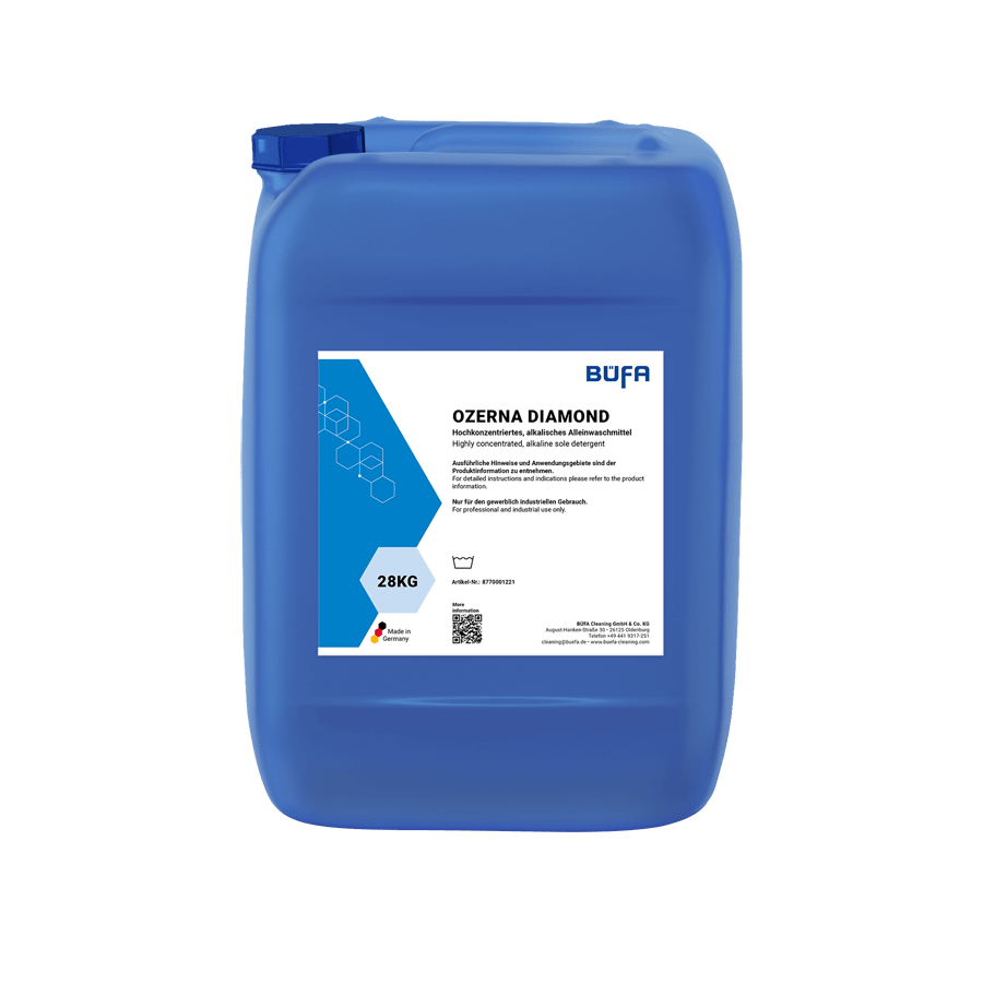 BÜFA OZERNA DIAMOND 28 kg (Wasser) Hochkonzentriertes alkalisches Alleinwaschmit