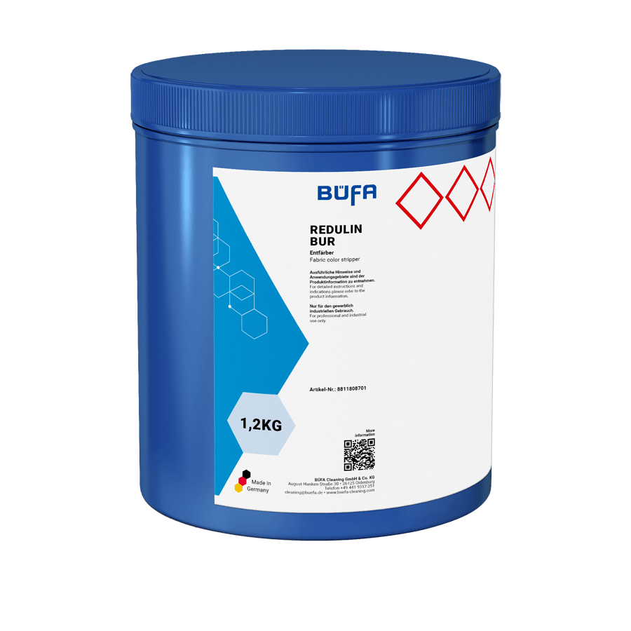 BÜFA REDULIN BUR, 1,2 kg (Wasser) Bleich- und Abziehmittel für Weißwäsche.