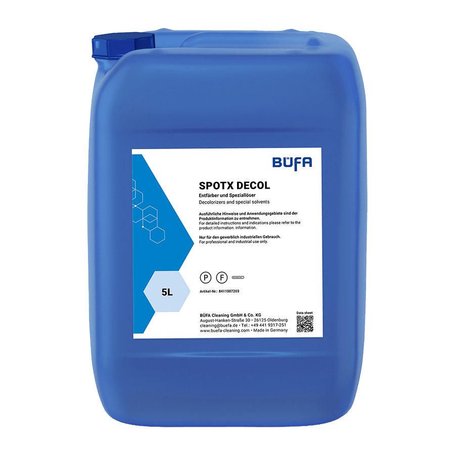 BÜFA SpotX Decol, 5 Liter gegen Salben und Knopfabdrücke