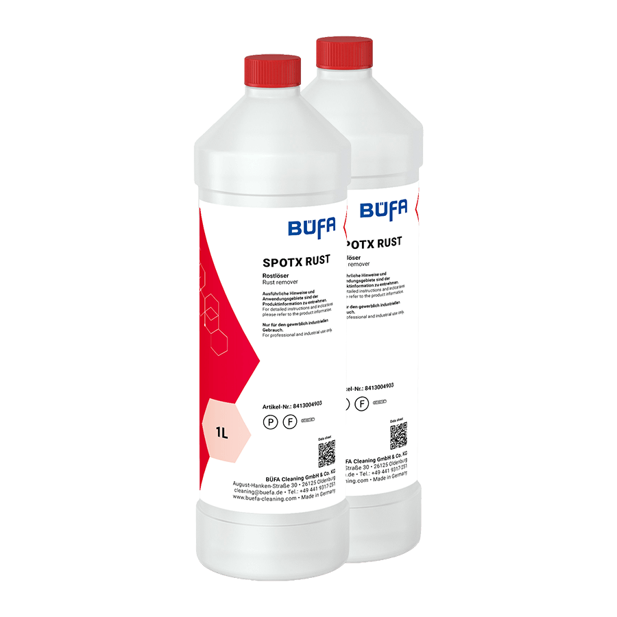 BÜFA SpotX Rust 2 x 1000ml gegen Rost- und Metallflecken