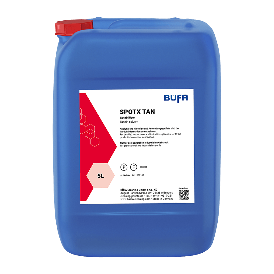 BÜFA SpotX Tan, 5 Liter gegen Tannin- und Gerbstoffflecken