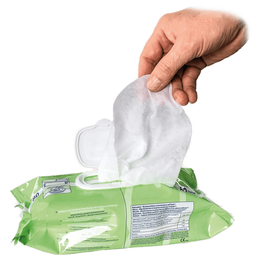 Bacillol Tissues Flowpack (wiederverschließbar) 80 Tücher zur Schnelldesinfektio