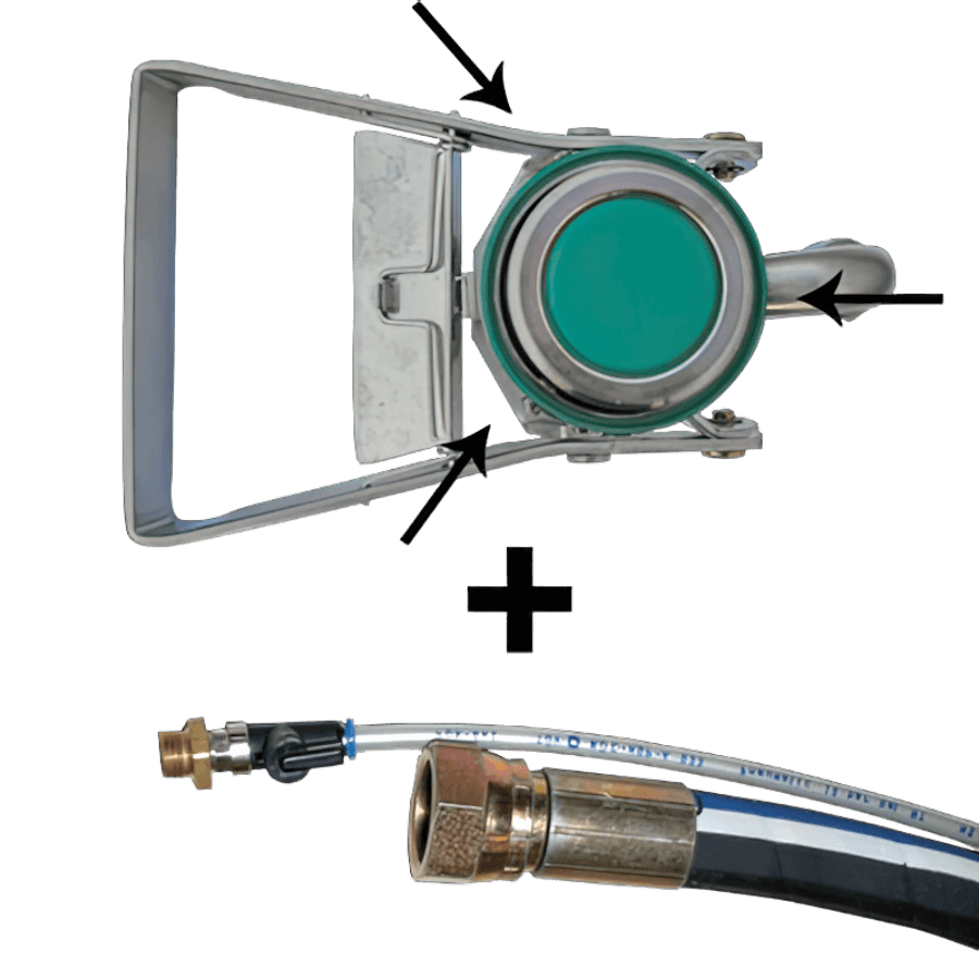 Befüllvorrichtung 3-Pin komplett mit 2m Schlauch