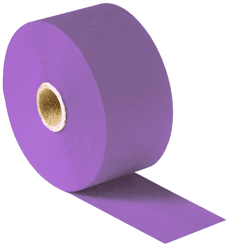 Bonrolle Hydrofix 38mm lila 80g/m², 80mm Durchm. 17,5mm Kern