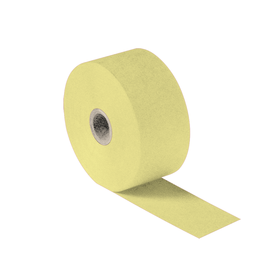 Bonrolle Hydrofix 44mm gelb 80g/m², 80mm Durchm. 17,5mm Kern