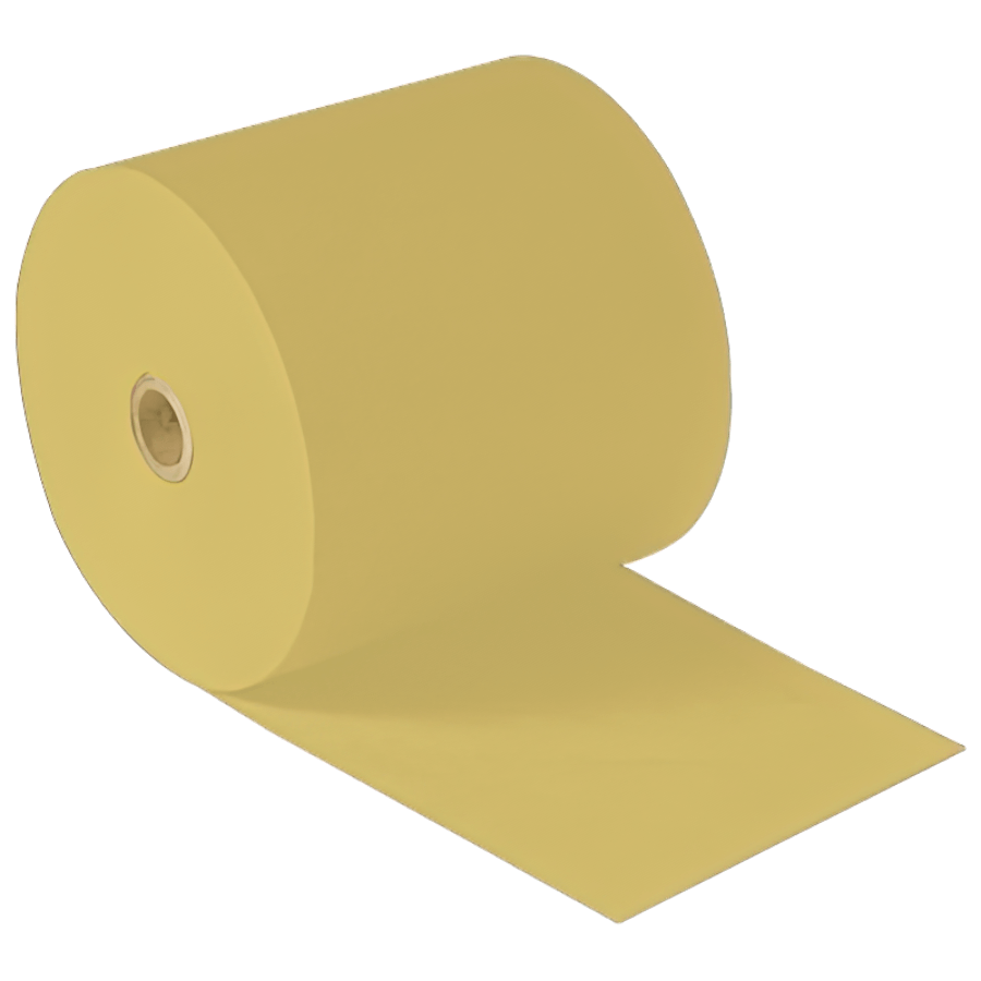 Bonrolle Hydrofix 70mm gelb 80g/m², 80mm Durchm. 17,5mm Kern