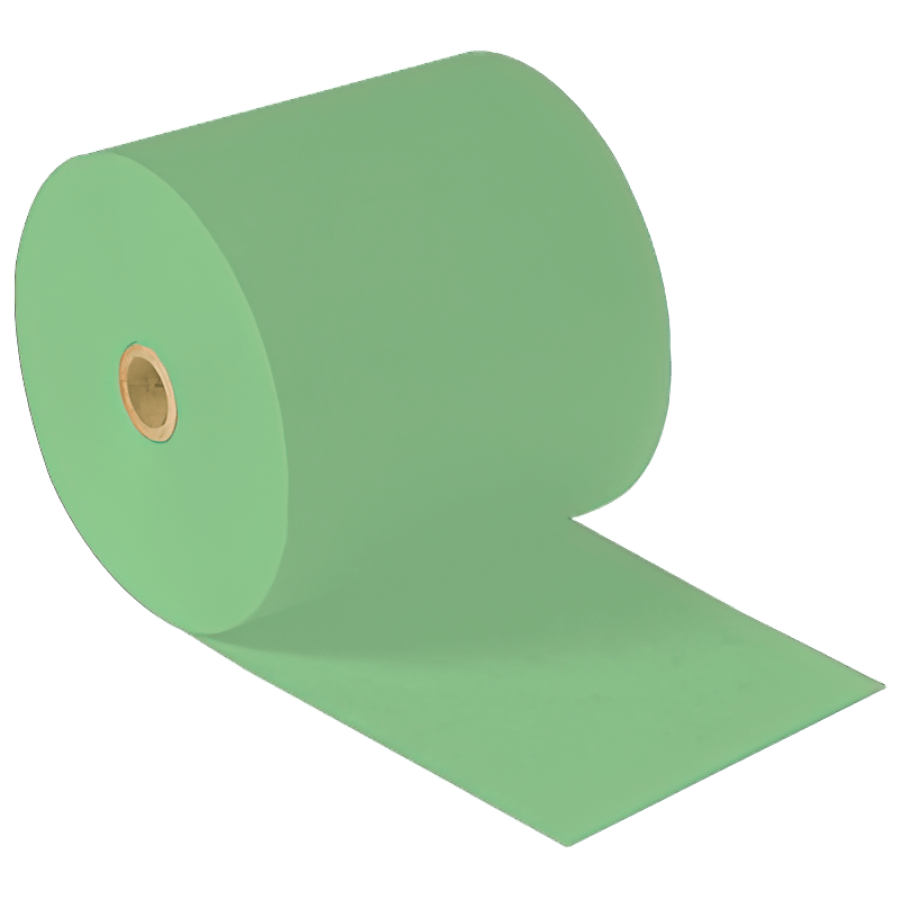 Bonrolle Hydrofix 70mm hell grün 80g/m², 80mm Durchm. 17,5mm Kern