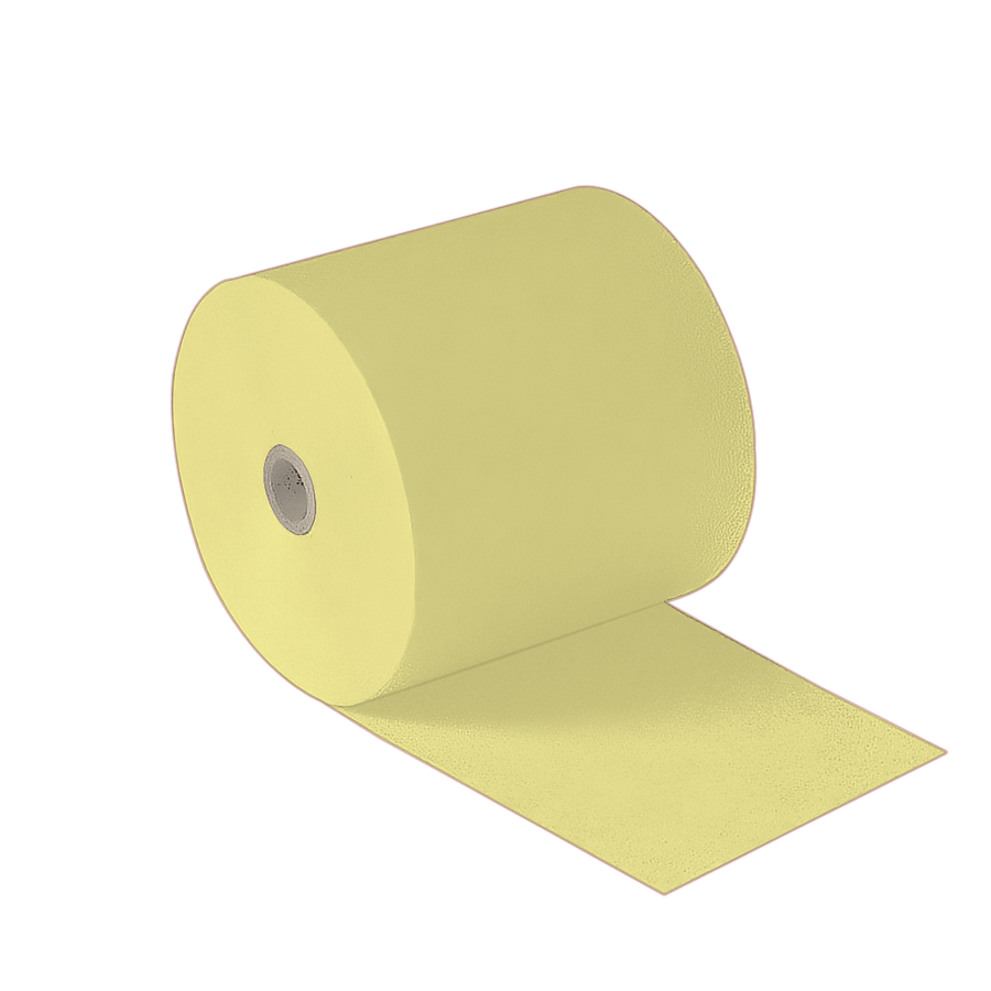 Bonrolle Hydrofix 76mm gelb 80g/m², 80 mm Durchm. 12,5mm Kern,
