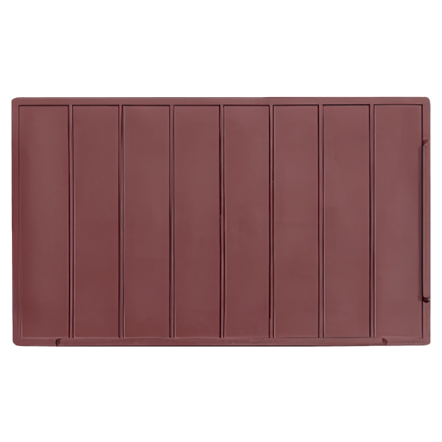 Bügeleisenuntersetzer aus Silikon 255 x 150 mm, mit Rand