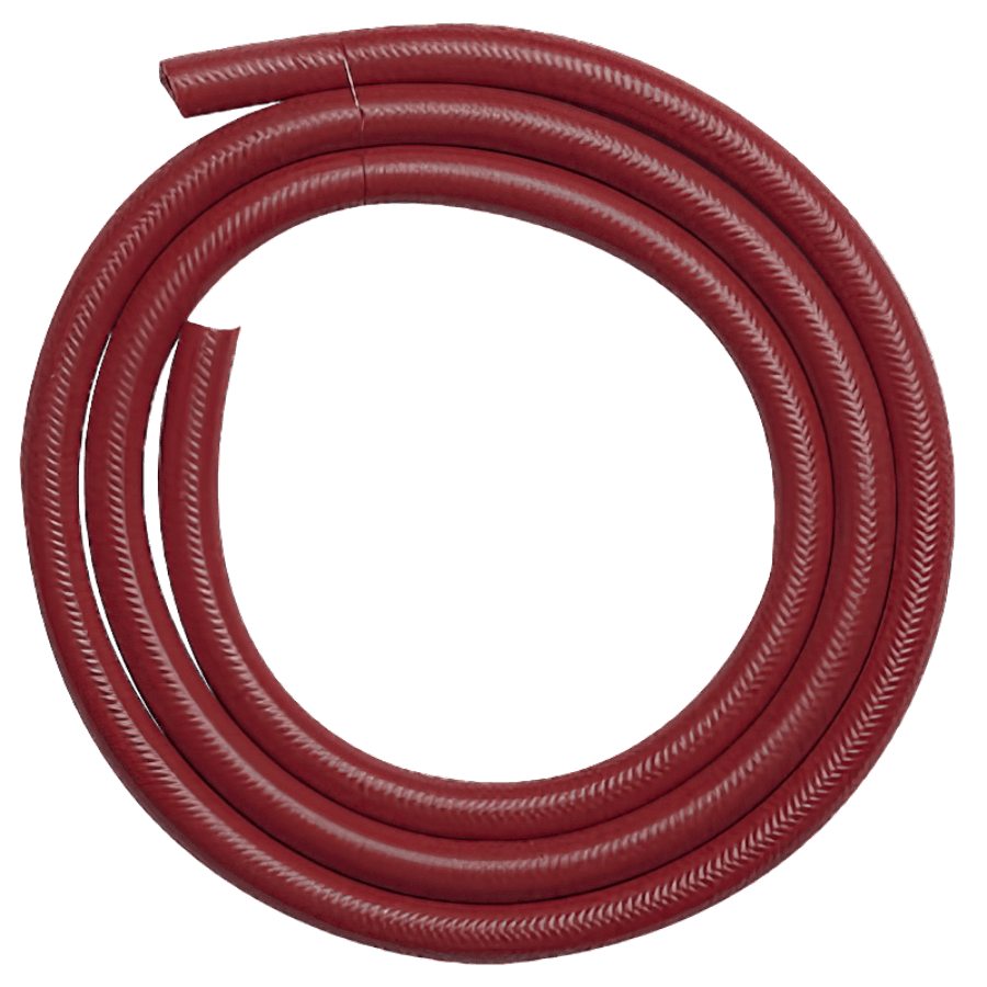 Dampfschlauch Silikon rot 6x3,00 mm, Meterware