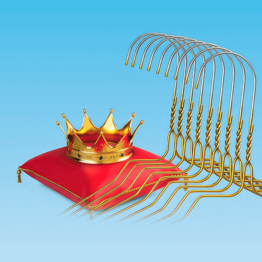Drahtbügel MEVO Royal, gold verzinkt und pulverbeschichtet Karton à 400 Stück