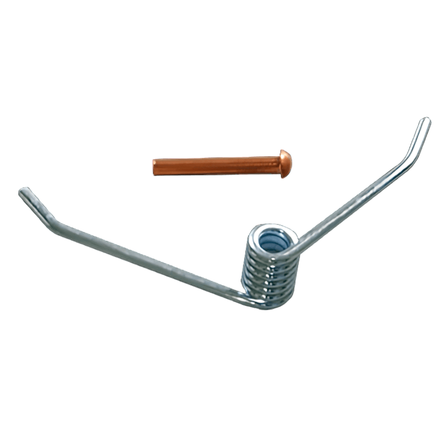 Ersatzfeder für Faltenklammern mit Niete (Splint) 2 cm breit
