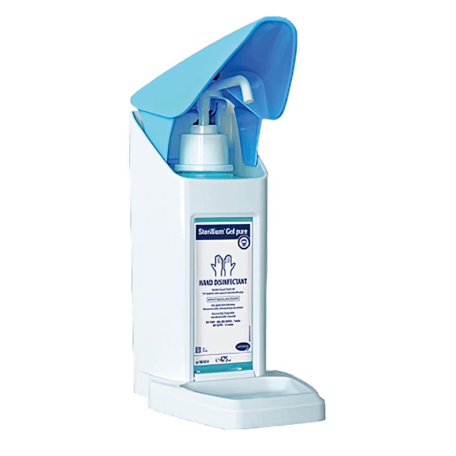 Eurospender Safety plus für 500 / 475 ml Flaschen, zur Wandmontage mit Befestigu