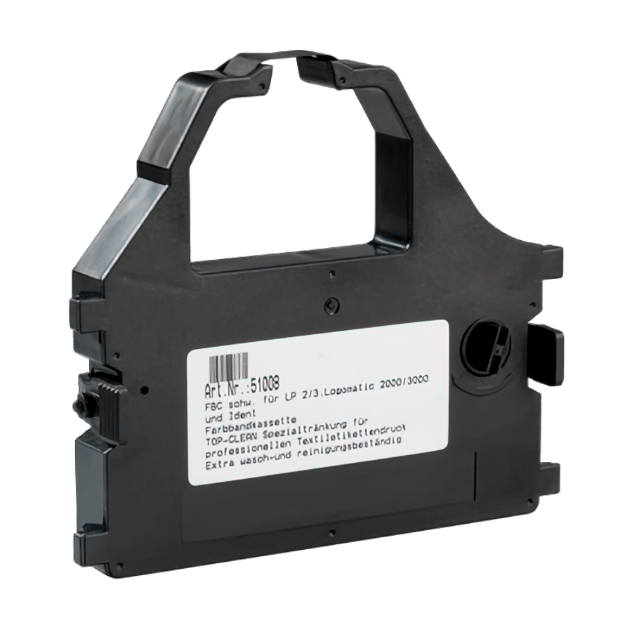 Farbband für Thermo Ident Kennzeichung Nadeldruck FBC TC schwarz LP 2/3, Logomat