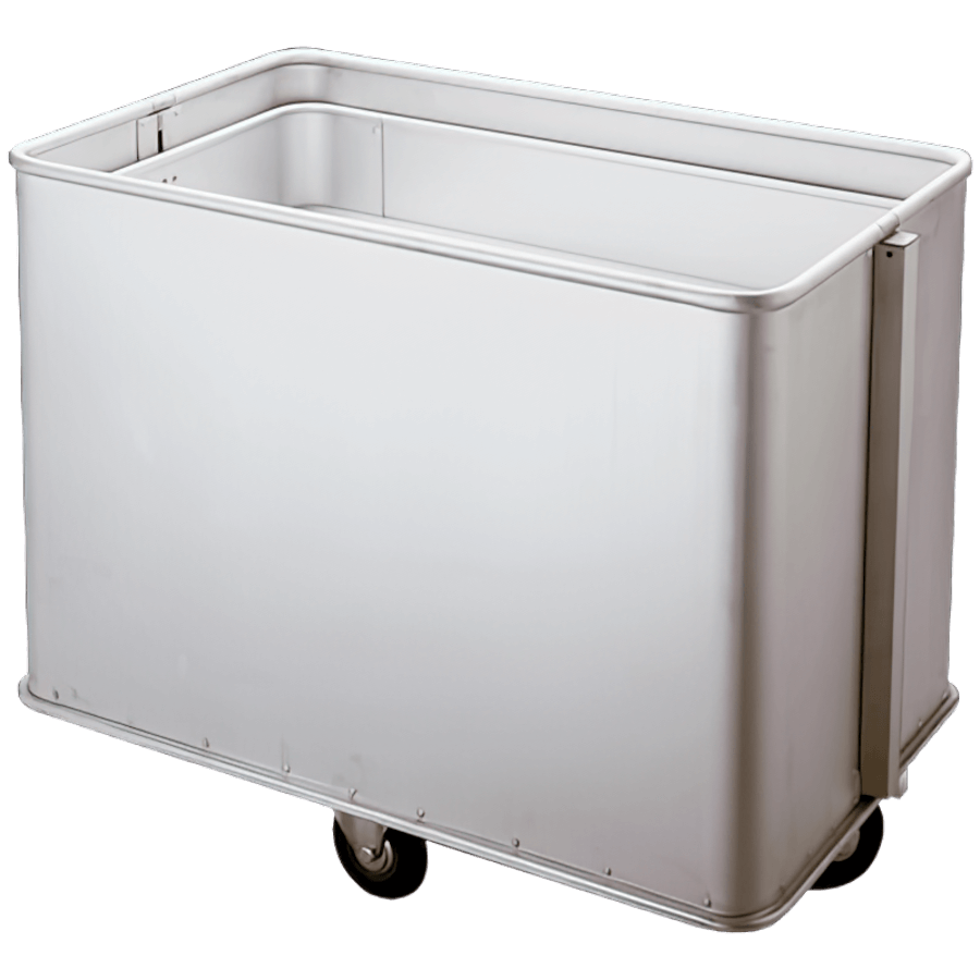 Federbodenwagen Alvi, eloxiert, Maße: 1080x450x770 mm (LxBxH), 2 Bock- und 2 Len