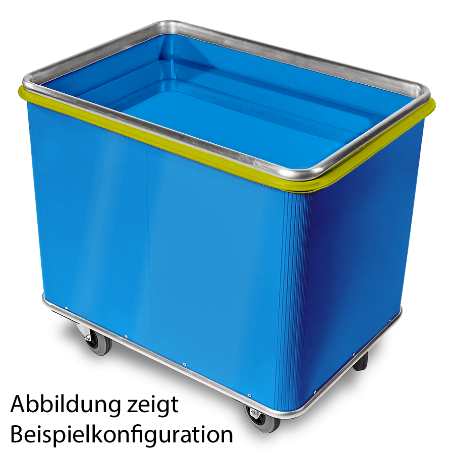 Federbodenwagen aus hochwertigem Kunststoff, Qualitäts-Aluminiumprofile,LxBxH