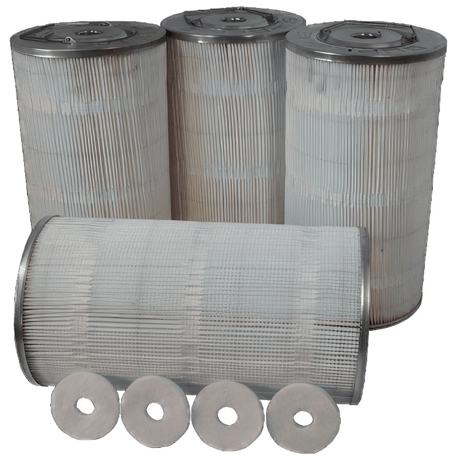 Filter Kleen-Rite Mini = 4 Stück im Karton, für alle gängigen Lösemittel wie KWL