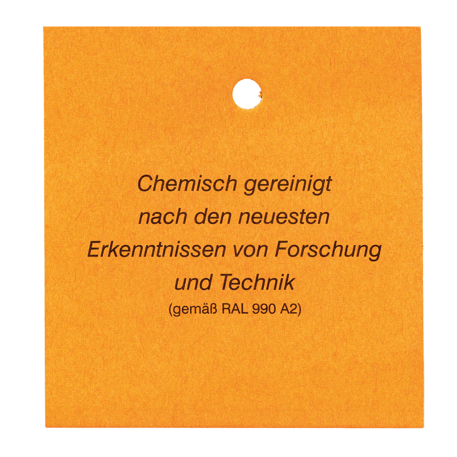 Fleckenzettel orange, 2-seitig bedruckt 1000 Stück, 7,5 x 6,5 cm