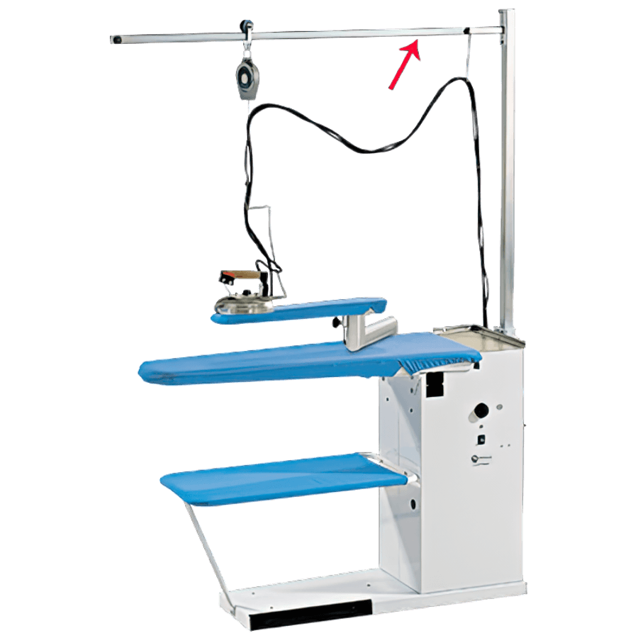 Flexibler Kabelhalter mit Balancer für Bügeltisch Nettuno