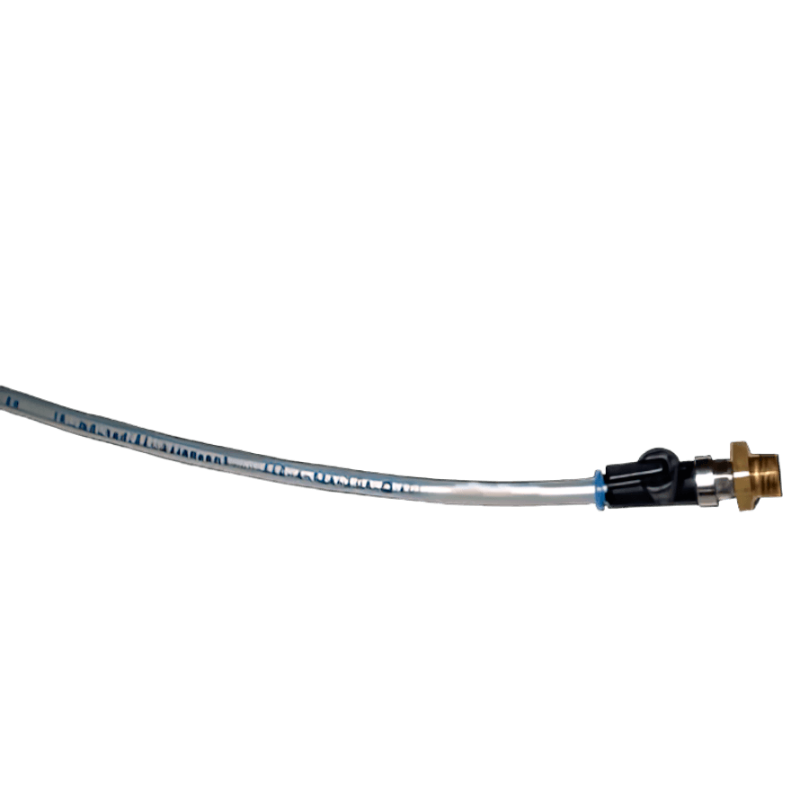 Gaspendelleitung Typ: Pneumatikschlauch PE6x4x1mm es.mit vern. Steckverbinder1/8
