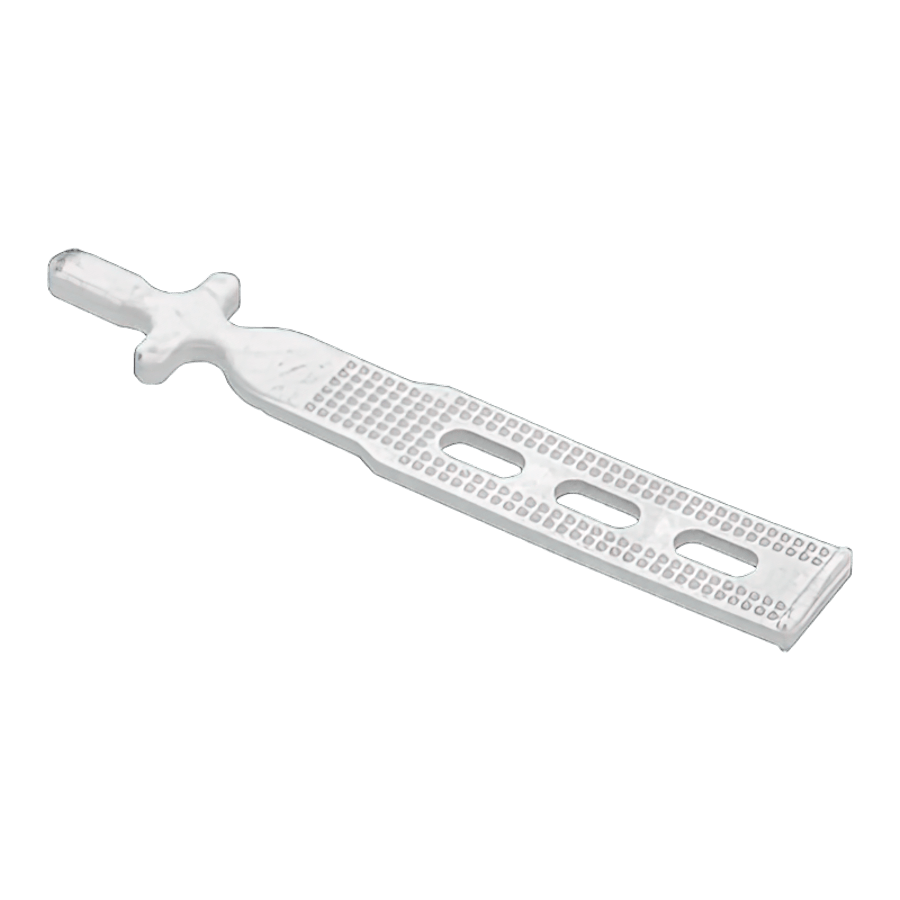 Gumminetzverschluß weiß 3 Loch 180mm lang