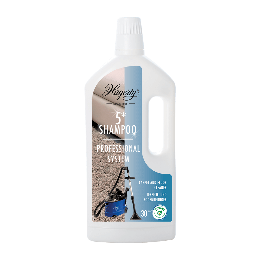 Hagerty 5-Sterne Shampoo 12x1 ltr., für 30 qm Reinigungsfläche