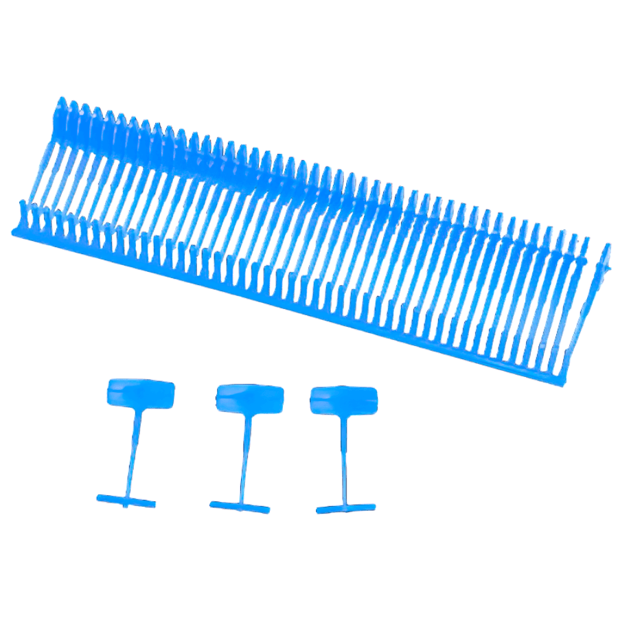 Heftfädchen Dennison normal blau 15 mm 5000 Stück/Schachtel