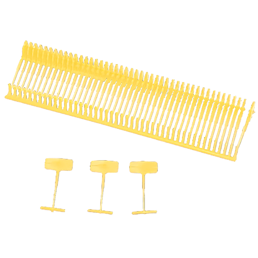 Heftfädchen Dennison normal gelb 15 mm 5000 Stück/Schachtel