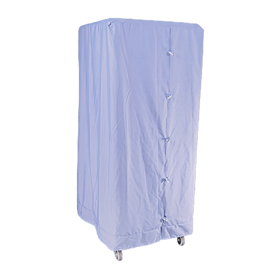 Hülle außen für  Rollbehälter schmal, Farbe: Hellblau, 100 % Polyester, 175 g/qm