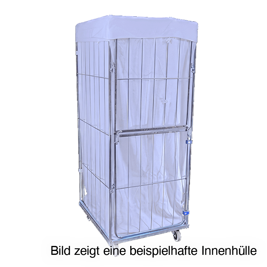 Hülle innen für  Rollbehälter Farbe: Hellblau, 100 % Polyester, 175 g/qm Maße: 8