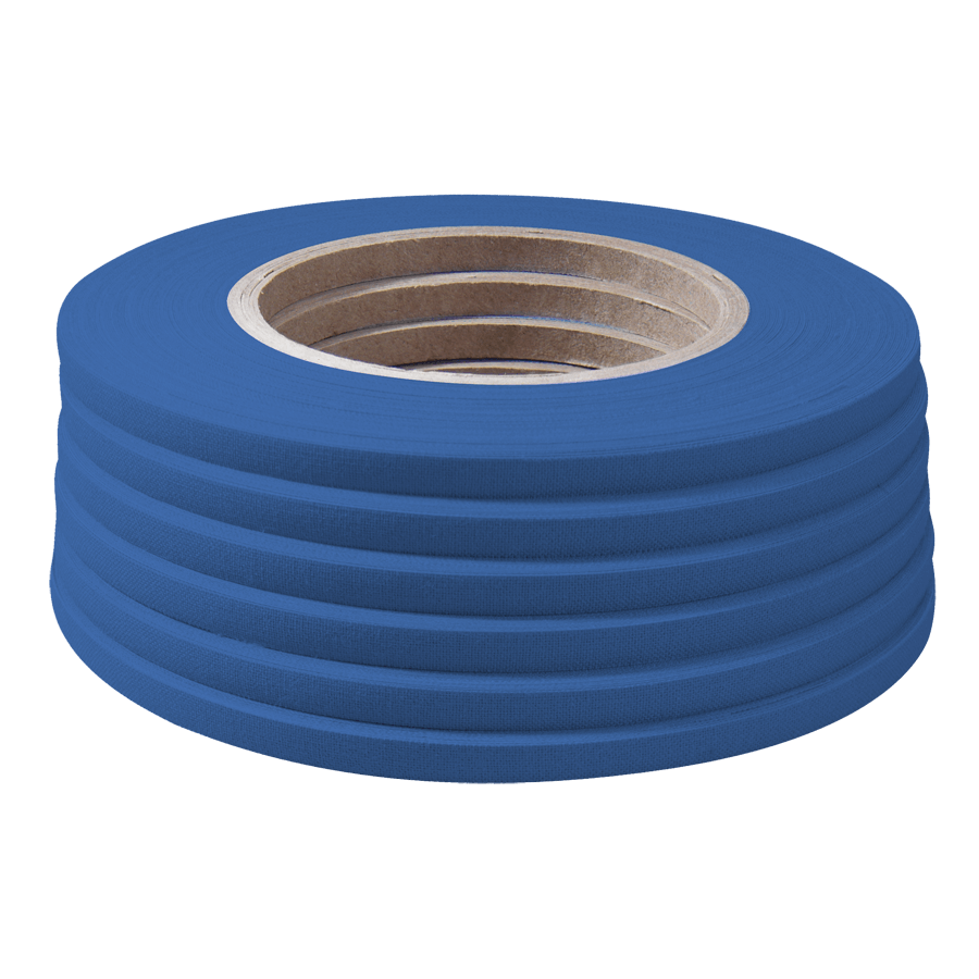 Kennzeichenband Ident Nadeldruck, blau Für Einmalkennzeichnung, Breite 6,3 mm, R