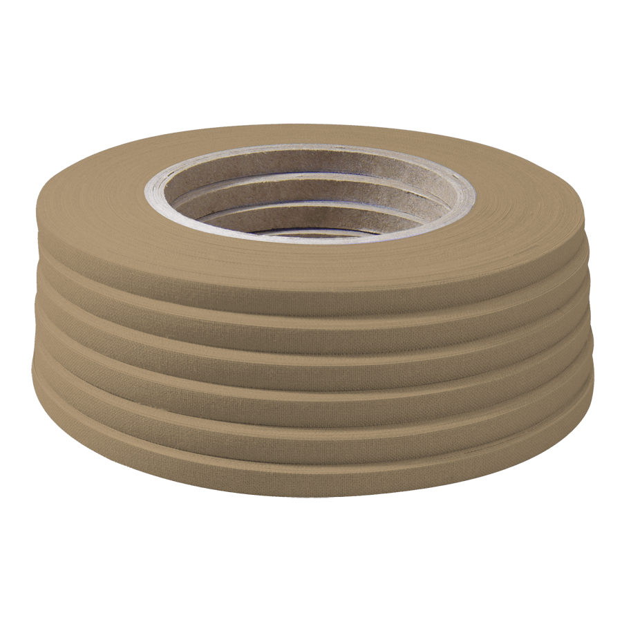 Kennzeichenband Ident Nadeldruck, okker Für Einmalkennzeichnung, Breite 6,3 mm,