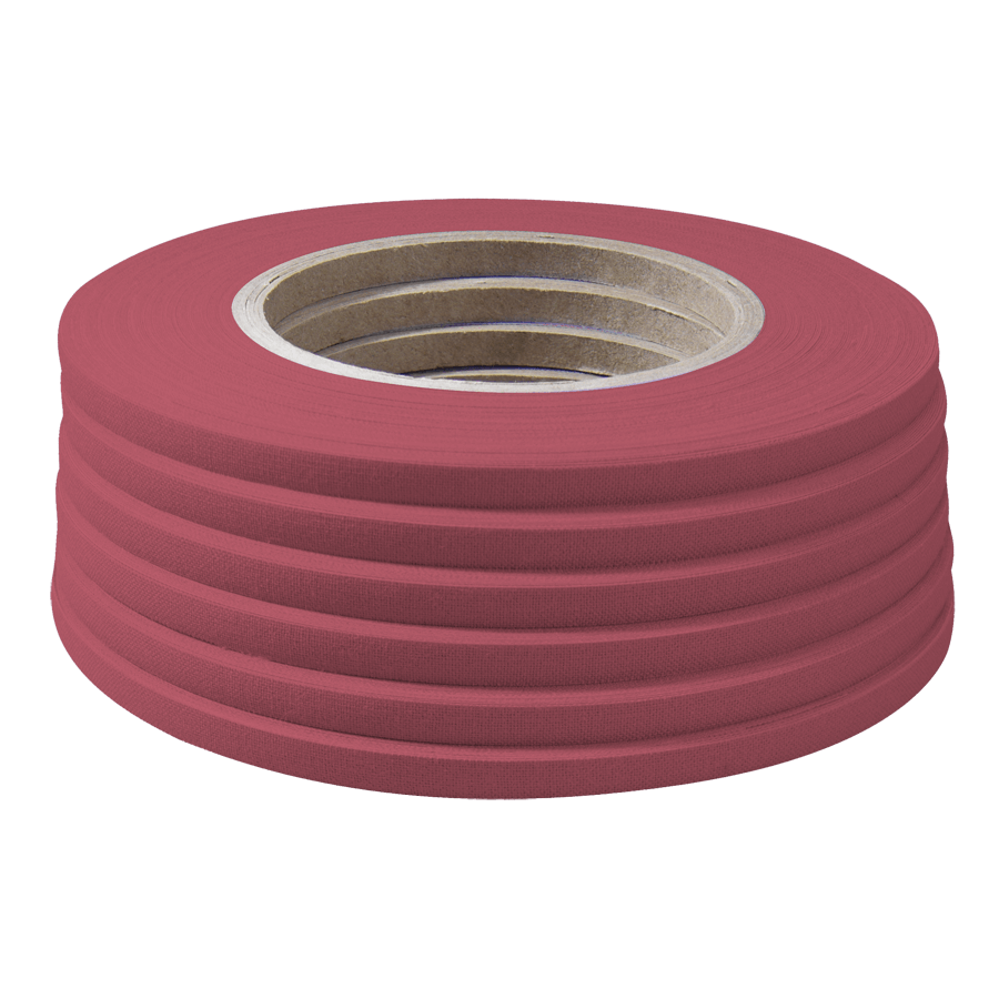 Kennzeichenband Ident Nadeldruck, rot Für Einmalkennzeichnung, Breite 6,3 mm, Ro