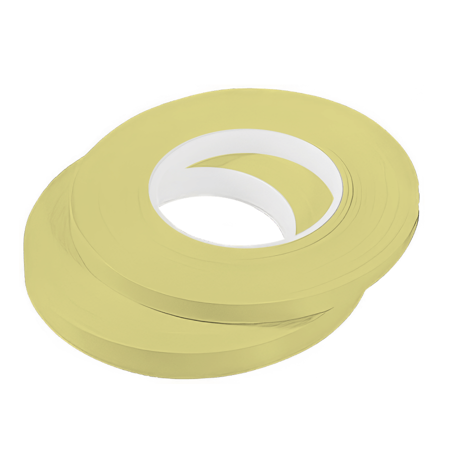 Kennzeichenband Ident Thermodruck, gelb Für Einmalkennzeichnung, Breite 10 mm, R