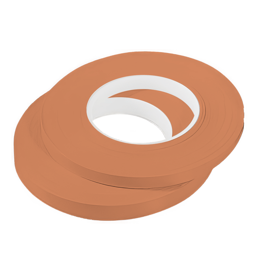 Kennzeichenband Ident Thermodruck, orange Für Einmalkennzeichnung, Breite 15 mm,