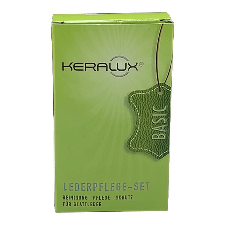 Keralux Lederpflege-Set Mini für Glattleder, Sanftreiniger und Pflegecreme jewei