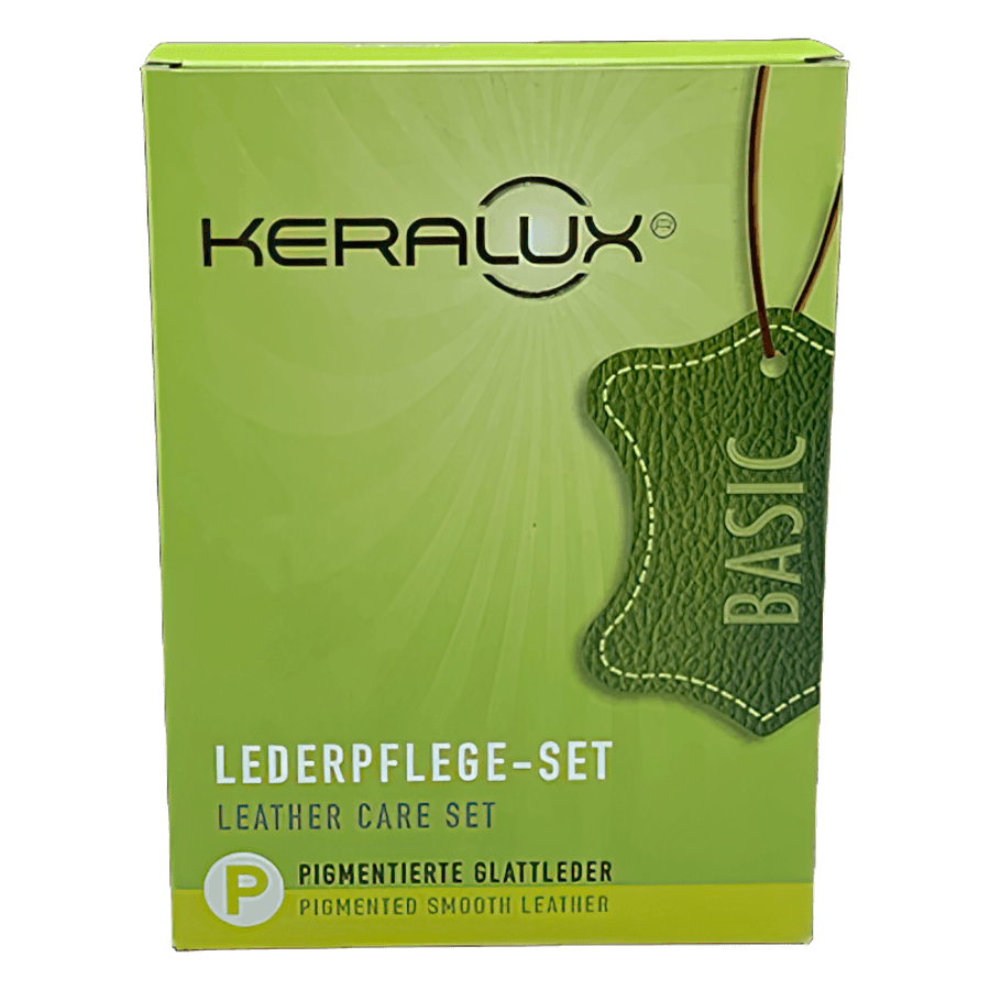 Keralux Lederpflege-Set für Glattleder 200 ml Sanftreiniger und 200 ml Pflegecre